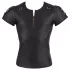 NEK - Matte Finish Men's Black Short Sleeve Top