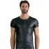 NEK - Matte Finish Men's Black Short Sleeve Top - M