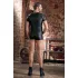 NEK - Matte Finish Men's Black Short Sleeve Top - L
