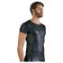 NEK - Matte Finish Men's Black Short Sleeve Top - XL