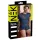 NEK - Men's Black Lace-Up Top with Fishnet Details (Blue)