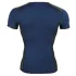 NEK - Men's Black Lace-Up Top with Fishnet Details (Blue) - M