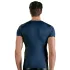 NEK - Men's Black Lace-Up Top with Fishnet Details (Blue) - L