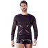 NEK - Cross-Strap Long Sleeve Men's Top (Black) - L