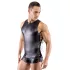Svenjoyment - Lace-up Matte Men's Top (Black) - M
