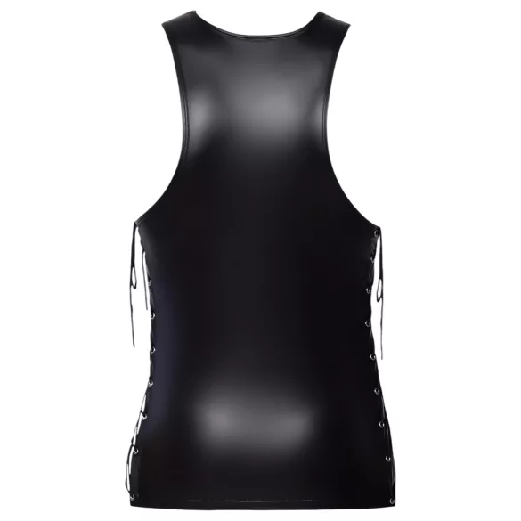 Svenjoyment - Lace-up Matte Men's Top (Black) - M