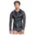 NEK - Men's Black Hoodie with Snake Print