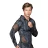 NEK - Men's Black Hoodie with Snake Print