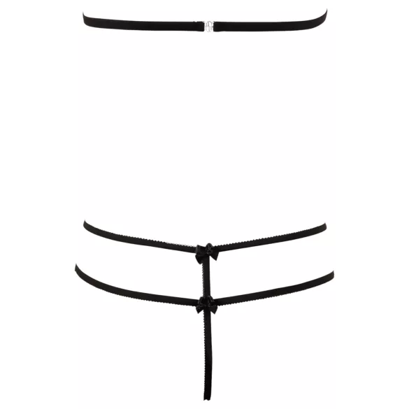 Cottelli - Open Lace Set (Black)  - L