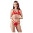 Cottelli - Open Lace Bra Set (Red) - L