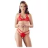 Cottelli - Open Lace Bra Set (Red) - XL