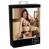 Abierta Fina - Sparkling Lace Enchantment - Bra Set (Black)