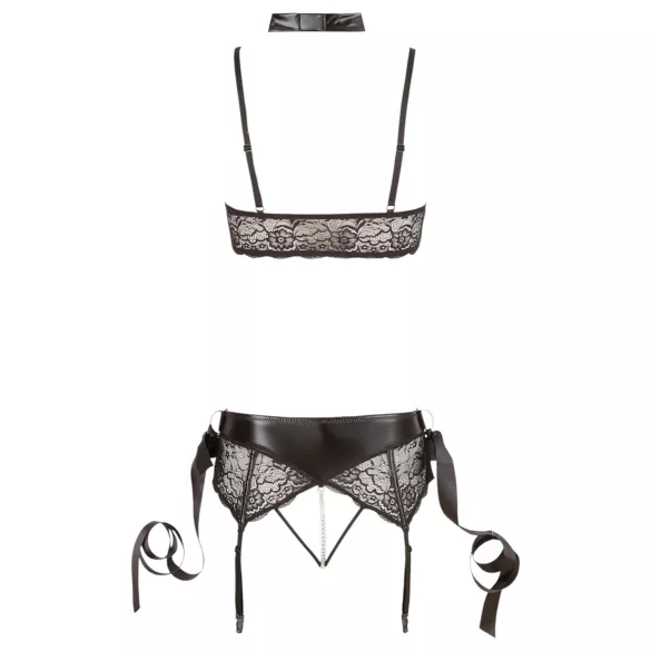 Cottelli Bondage - Lace Lingerie Set (5-Piece)
