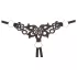 Cottelli - Glittering Embroidered Bra Set (Black)  - L
