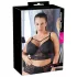 Cottelli Plus Size - Strappy Lace Bra (Black) - 95F