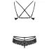 Obsessive 860-SET-1 - Rosy Lace Bra Set (Black)