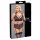 Cottelli Bondage Plus Size - Lace Bra Set (Black) - 4XL