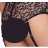 Cottelli Bondage Plus Size - Lace Bra Set (Black) - 4XL