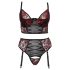 Cottelli Plus Size – Bra Set (Red)