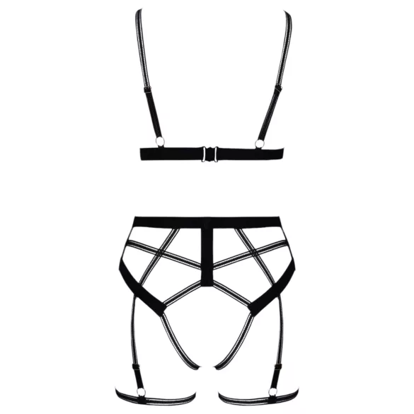 Cottelli - Two-Piece Body Harness Set (Black) - M