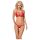 Obsessive 838-SET-3 - Strappy Lace Bra Set (Red) - L/XL