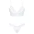 Obsessive Set Heavenly - Lacy Bra Set (White)