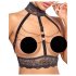 Abierta Fina - Chain Open Lingerie Set (Black)