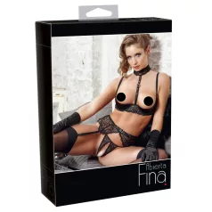 Abierta Fina - Sexy Lace - Lingerie Trio - 80B/M