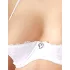 Cottelli - Lace-Up Lifting Bra Set (White) - 85C/L