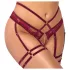 Abierta Fina - Chain Lift Bra Set (Red) - M