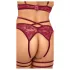 Abierta Fina - Chain Lift Bra Set (Red) - M