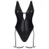 Obsessive Punta Negra - Shiny Black Swimsuit