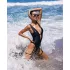 Obsessive Punta Negra - Shiny Black Swimsuit
