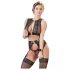 Cottelli Bondage - Lace Lingerie Set (4 Piece) - L