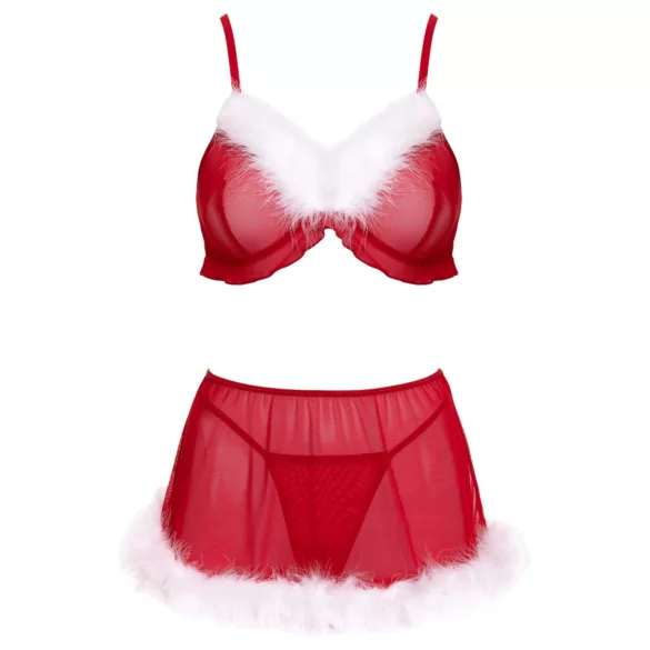 Cottelli - Christmas Lingerie Set (Red)