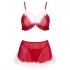 Cottelli - Christmas Lingerie Set (Red)