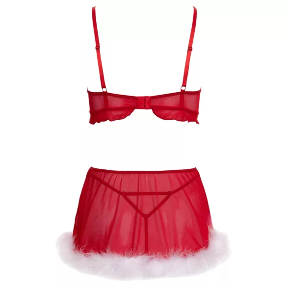 Cottelli - Christmas Lingerie Set (Red)