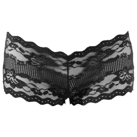 Cottelli - Spicy Lace French Panties (Black) - M