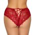 Cottelli - Open Lace Panty (Red)