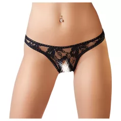 Cottelli - Lace Seduction Thong (Black)