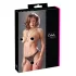 Cottelli - Black Lace Thong with Pearls and Open Design - M