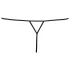 Cottelli - Women's Sparkly Minimal Thong (Black)