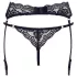 Cottelli - Lace Garter Belt with Thong (Black) - L