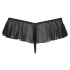Cottelli - Open Pearl Ruffle Thong (Black) - XL