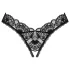 Obsessive Donna Dream - lace open thong (black)
