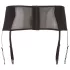 Cottelli Plus Size - Lace Corset Garter Belt (Black) - XL