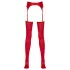 NO:XQSE - Shiny Garter Belt Set (Red)