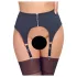 Cottelli - Black Matte Garter Belt - M