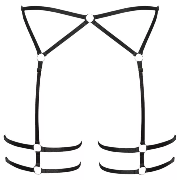 Cottelli - Thin Bodysuit (Black)  - L/XL