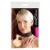 Cottelli - faux leather lace collar, BDSM costume accessory